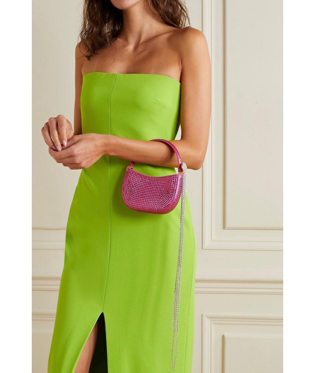 MAGDA BUTRYM Розовая тканевая сумка с короткими ручками, фото 3