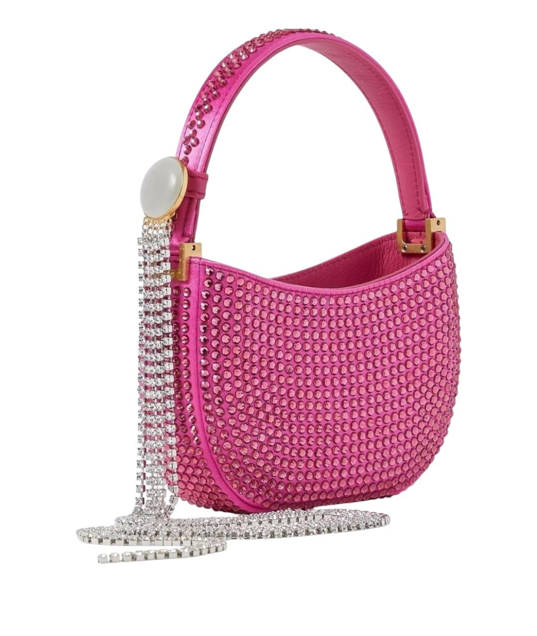 MAGDA BUTRYM Розовая тканевая сумка с короткими ручками, фото 1