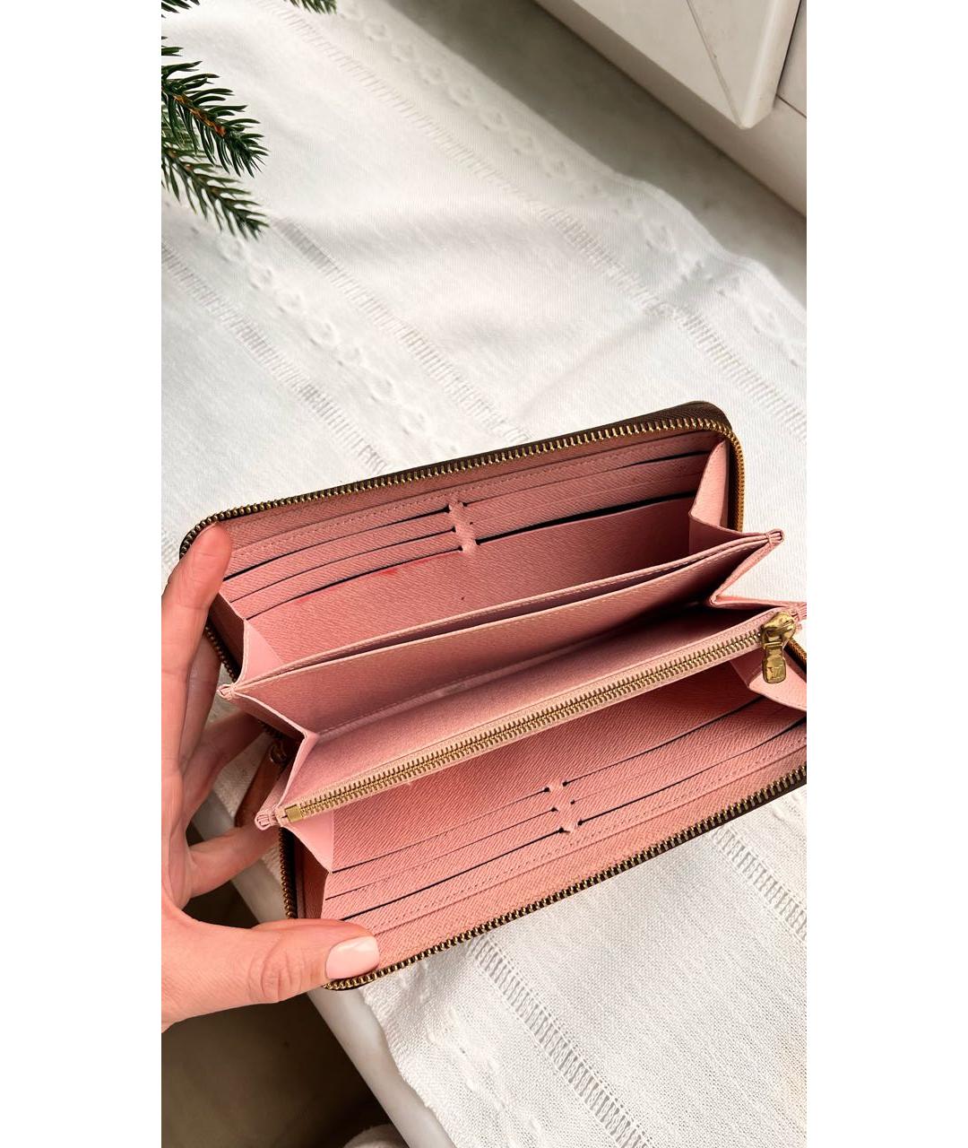 LOUIS VUITTON Коричневый кошелек, фото 2