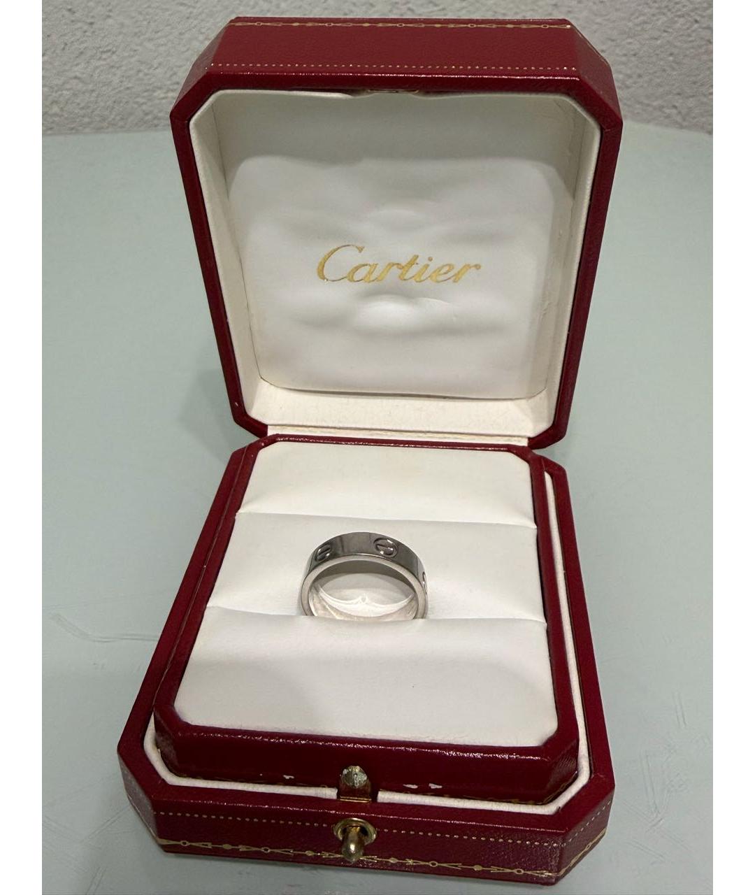 CARTIER Белое кольцо из белого золота, фото 2