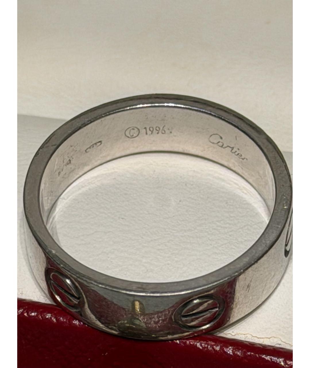 CARTIER Белое кольцо из белого золота, фото 3