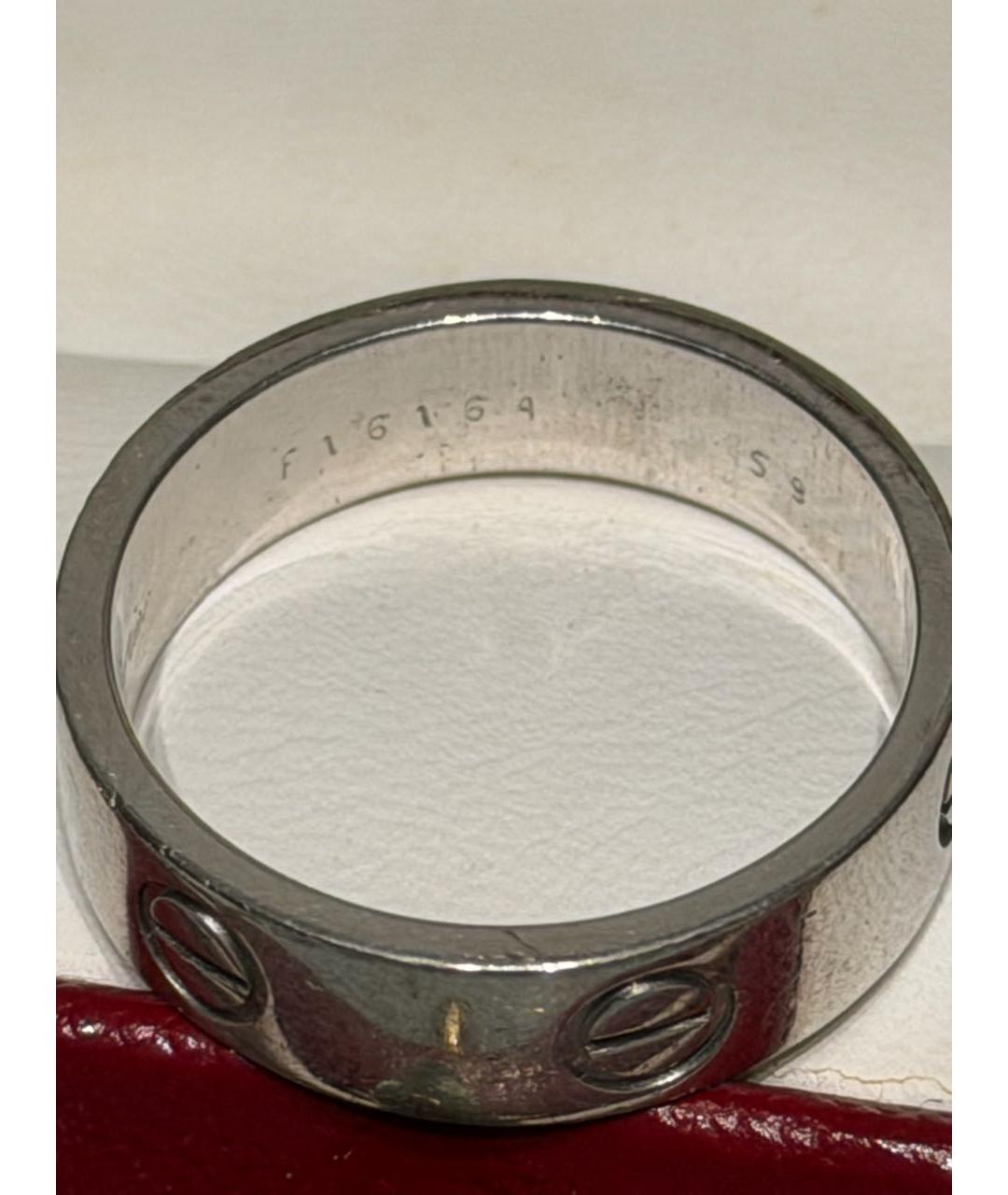 CARTIER Белое кольцо из белого золота, фото 4