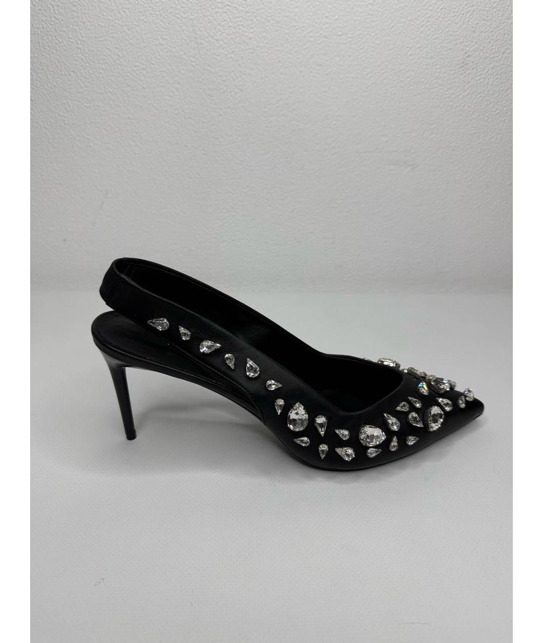 MAX MARA Черные кожаные туфли, фото 9