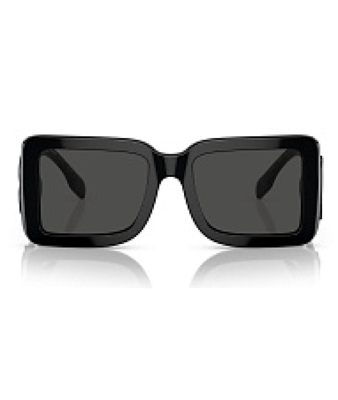 BURBERRY Черные пластиковые солнцезащитные очки, фото 5