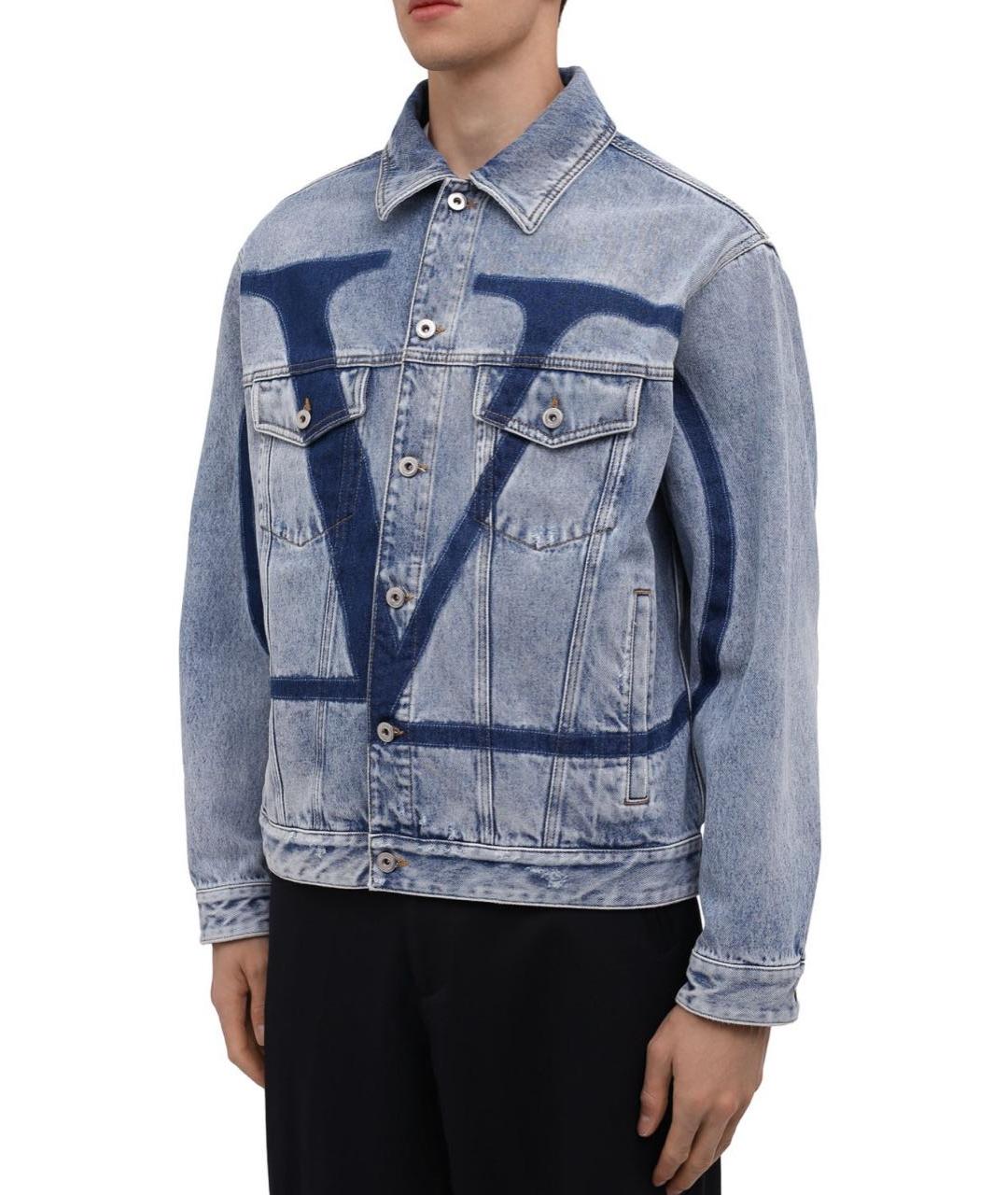 VALENTINO Синяя деним куртка, фото 4