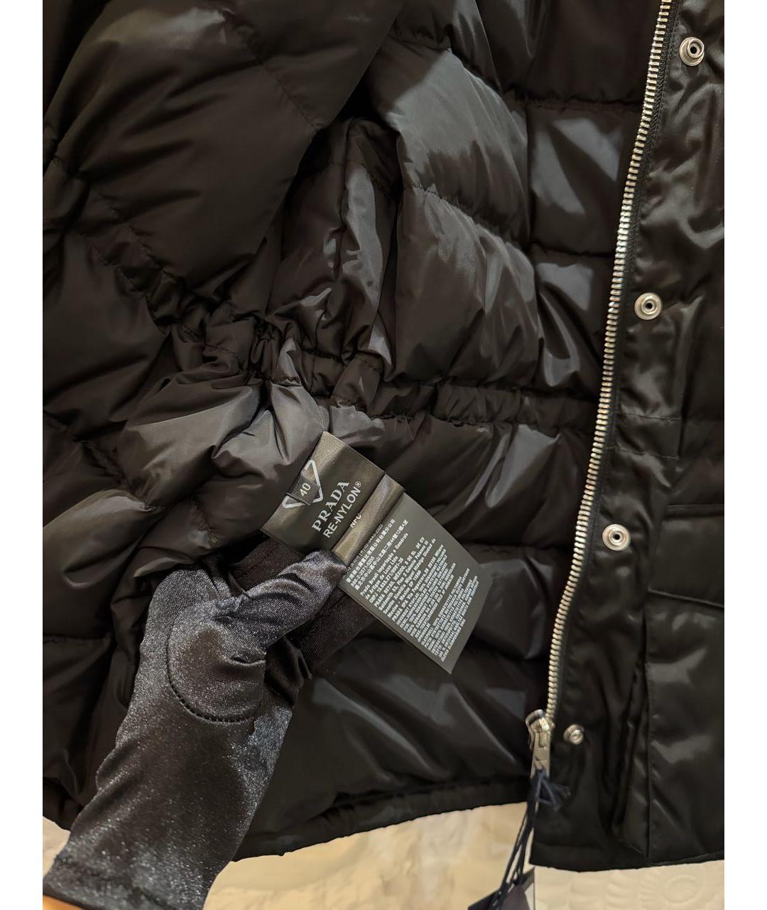 PRADA Черный пуховик, фото 2
