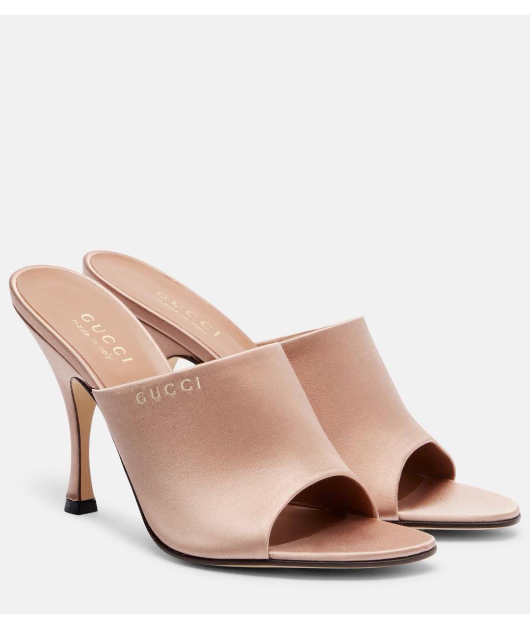 GUCCI Розовые мюли, фото 2