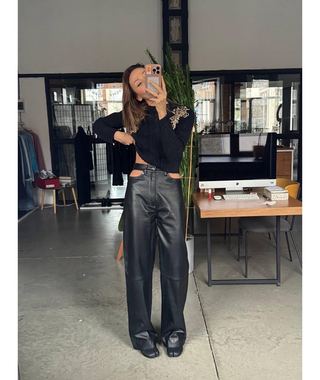 PIERRE BALMAIN Черный шерстяной джемпер / свитер, фото 8