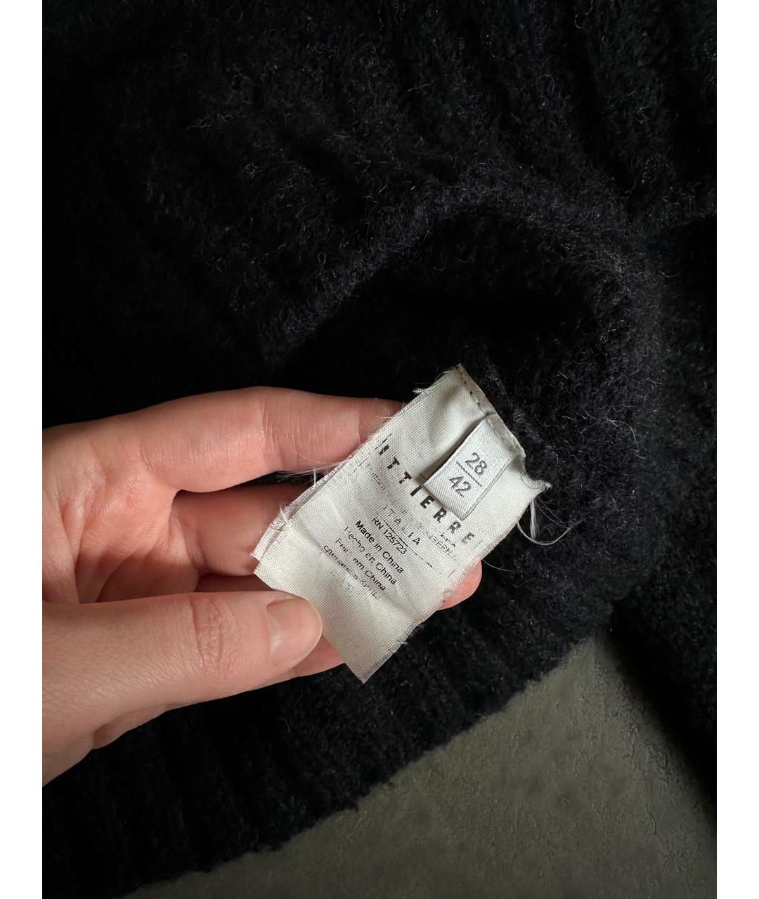 PIERRE BALMAIN Черный шерстяной джемпер / свитер, фото 7