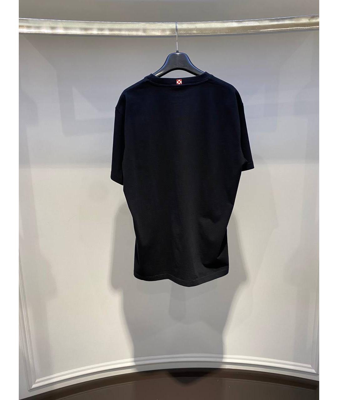 MC2 SAINT BARTH Черная хлопковая футболка, фото 3