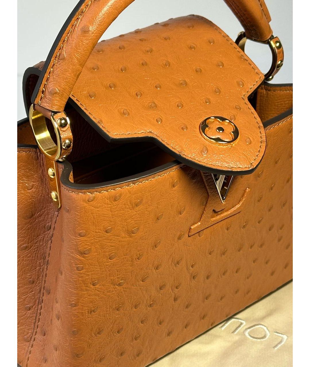 LOUIS VUITTON Зеленая сумка с короткими ручками из экзотической кожи, фото 5