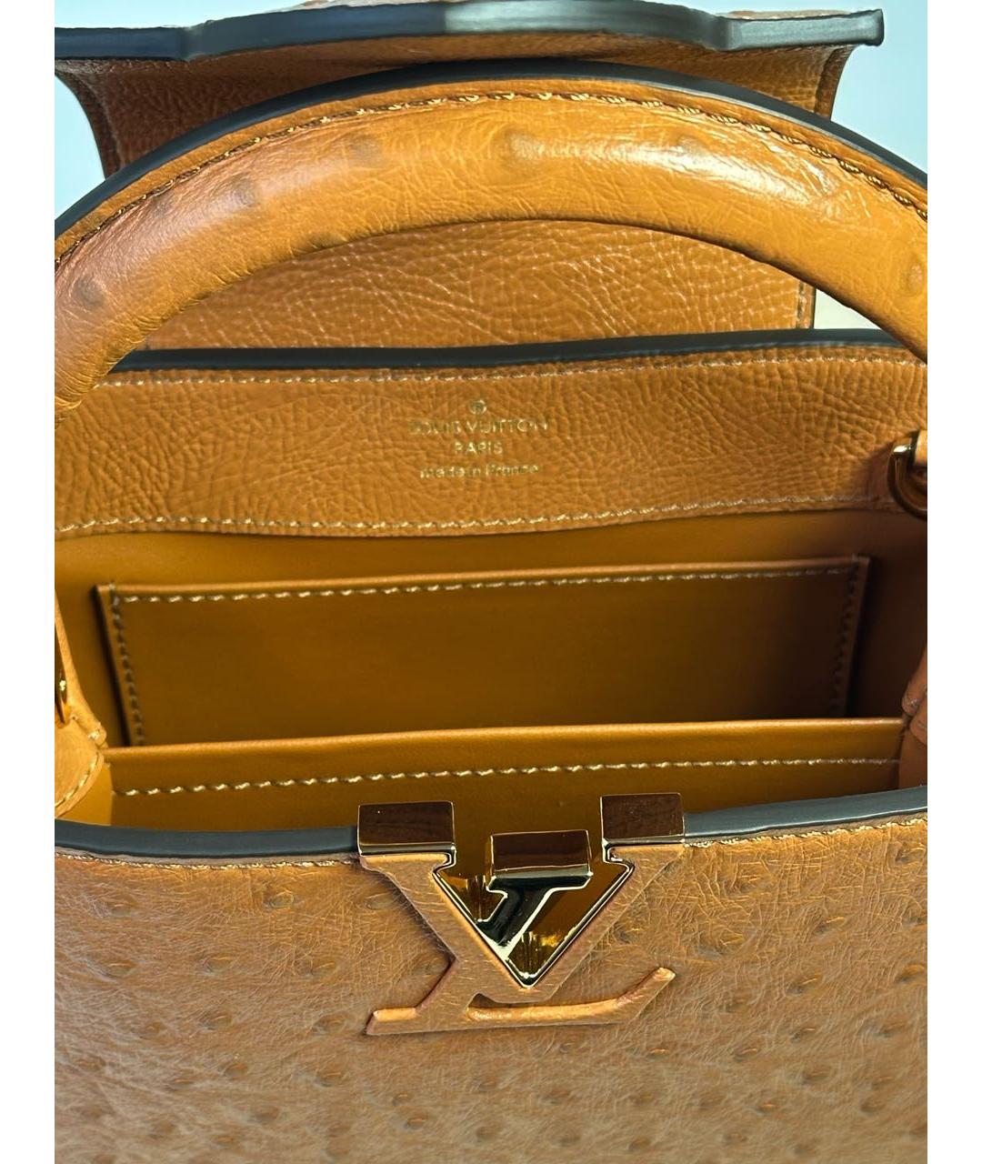 LOUIS VUITTON Зеленая сумка с короткими ручками из экзотической кожи, фото 7