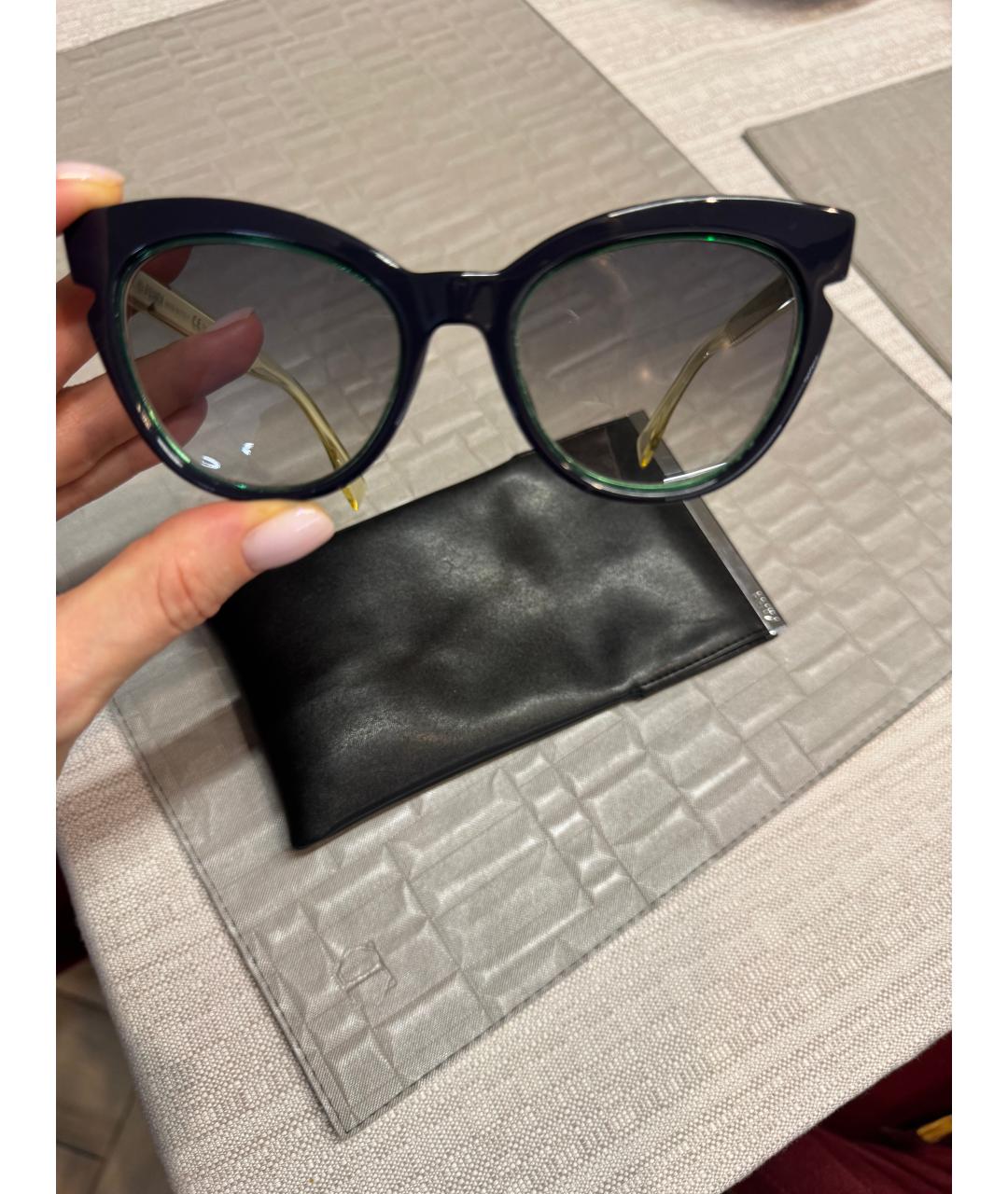 FENDI Мульти пластиковые солнцезащитные очки, фото 2