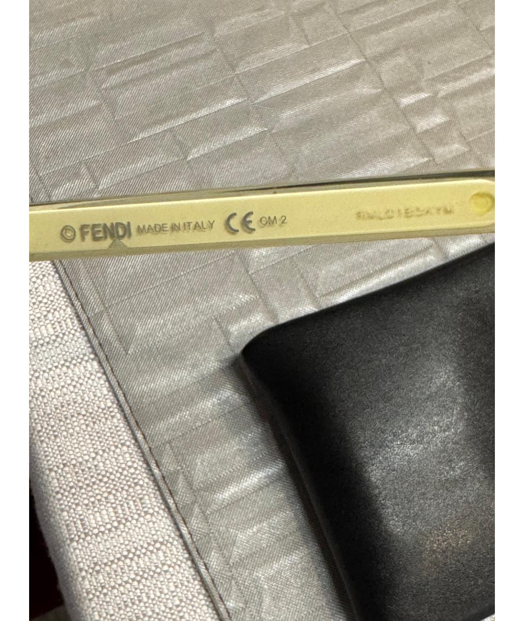 FENDI Мульти пластиковые солнцезащитные очки, фото 8