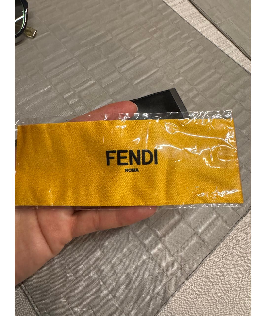 FENDI Мульти пластиковые солнцезащитные очки, фото 4