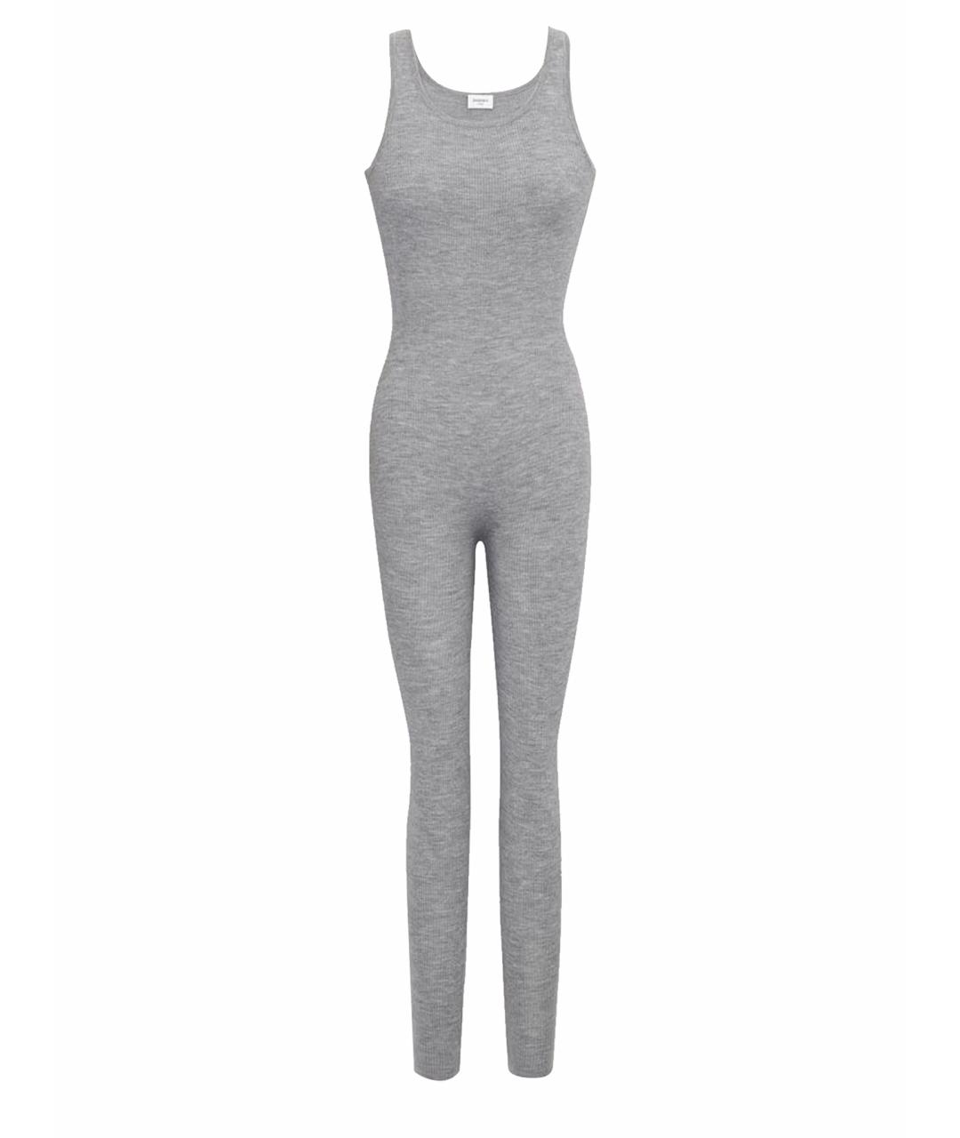 SAINT LAURENT Серый кашемировый комбинезон, фото 1