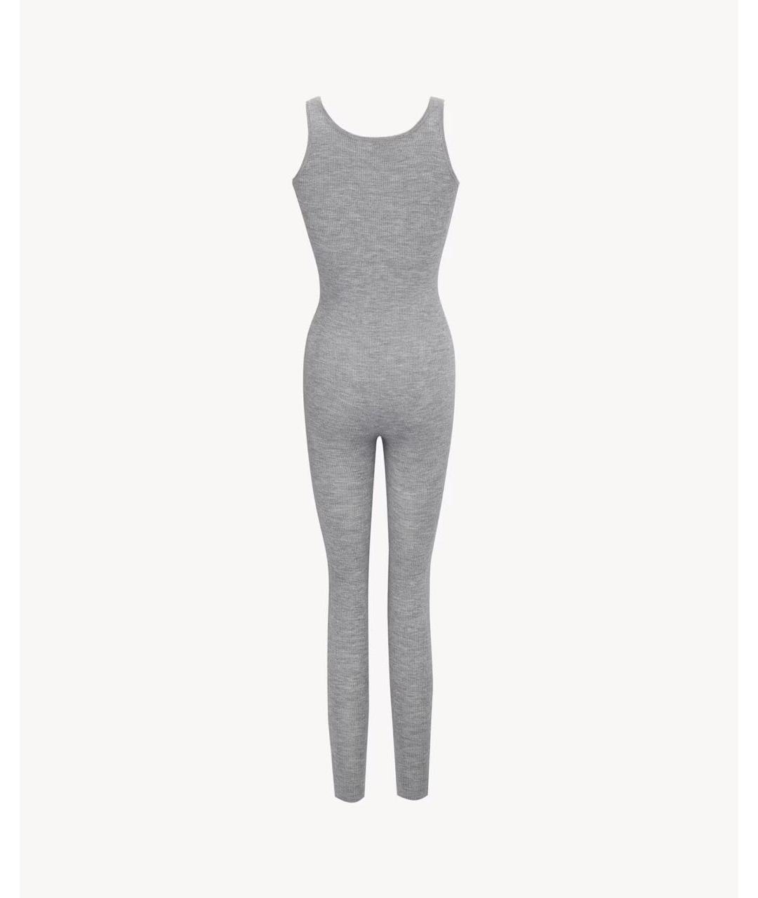 SAINT LAURENT Серый кашемировый комбинезон, фото 2