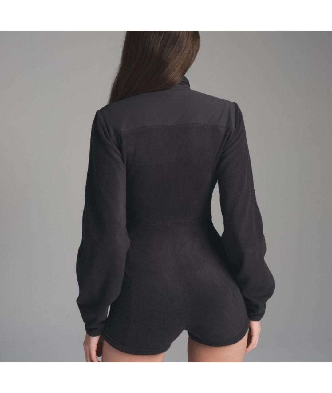 SKIMS Черный шерстяной комбинезон, фото 3