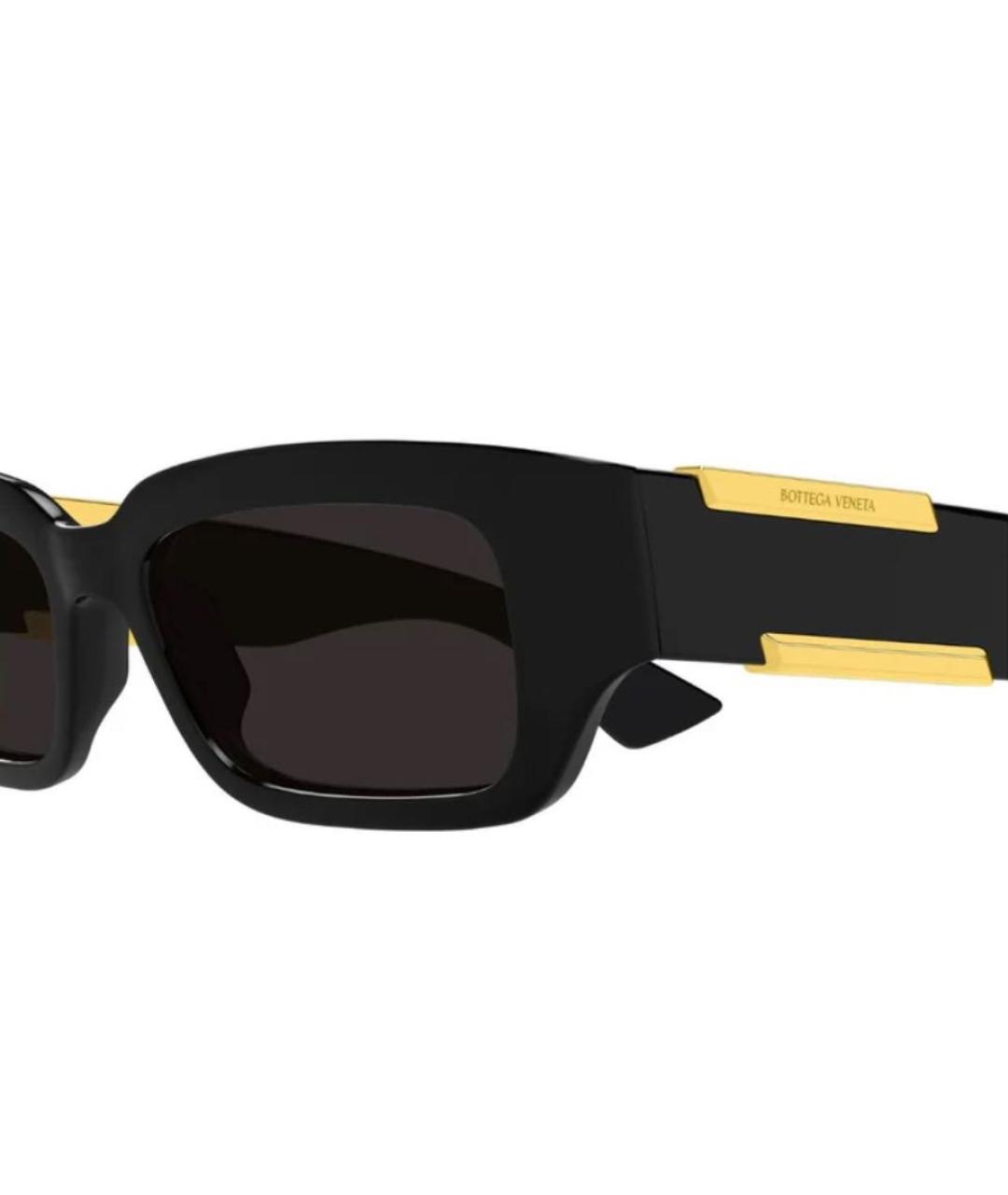 BOTTEGA VENETA Черные пластиковые солнцезащитные очки, фото 2