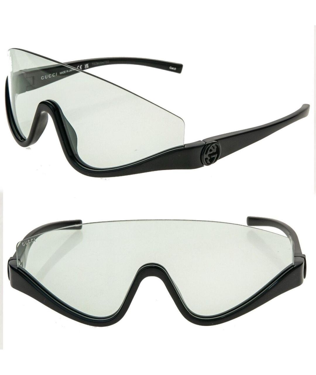 GUCCI Черные пластиковые солнцезащитные очки, фото 2