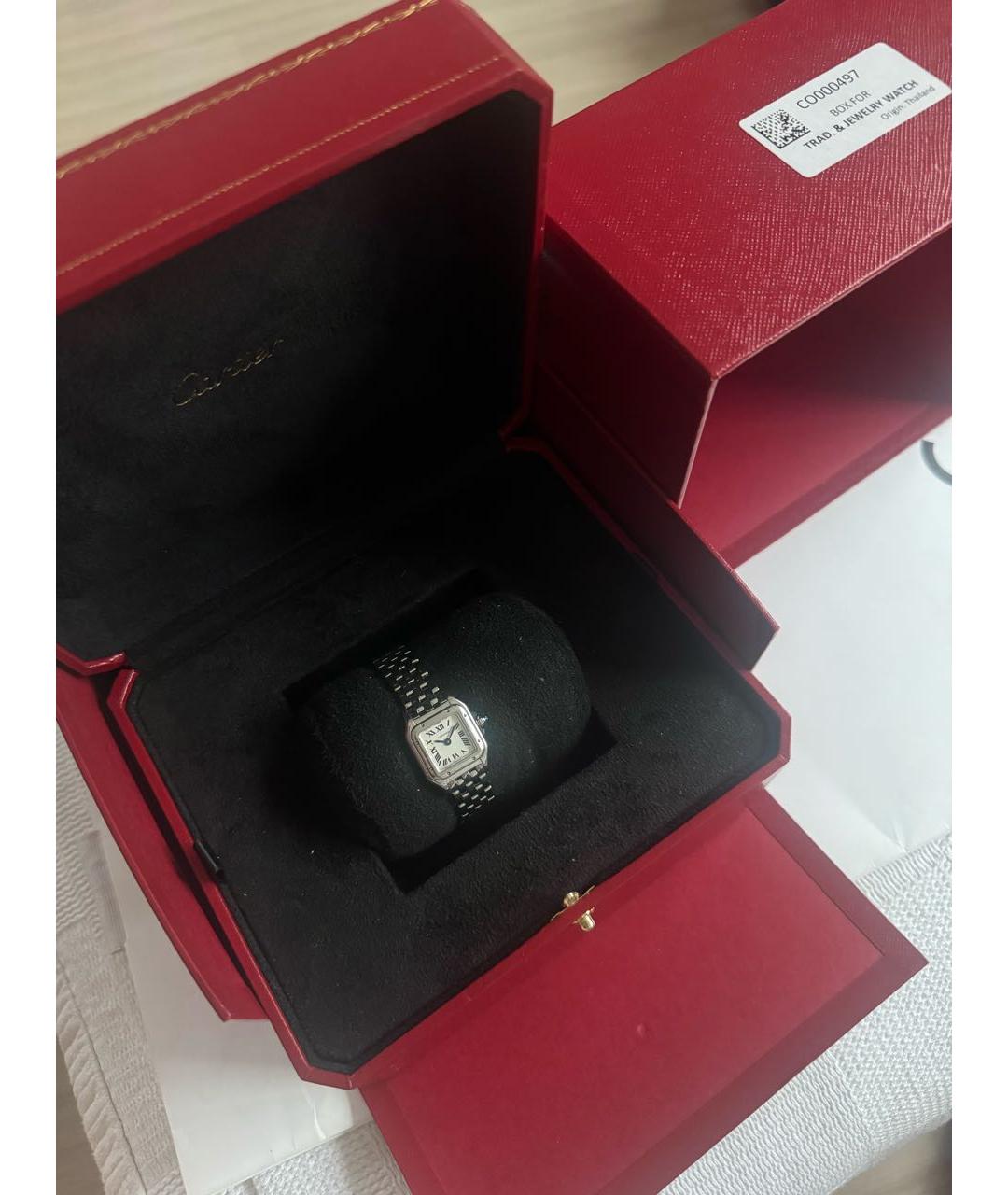 CARTIER Серебряные часы, фото 7