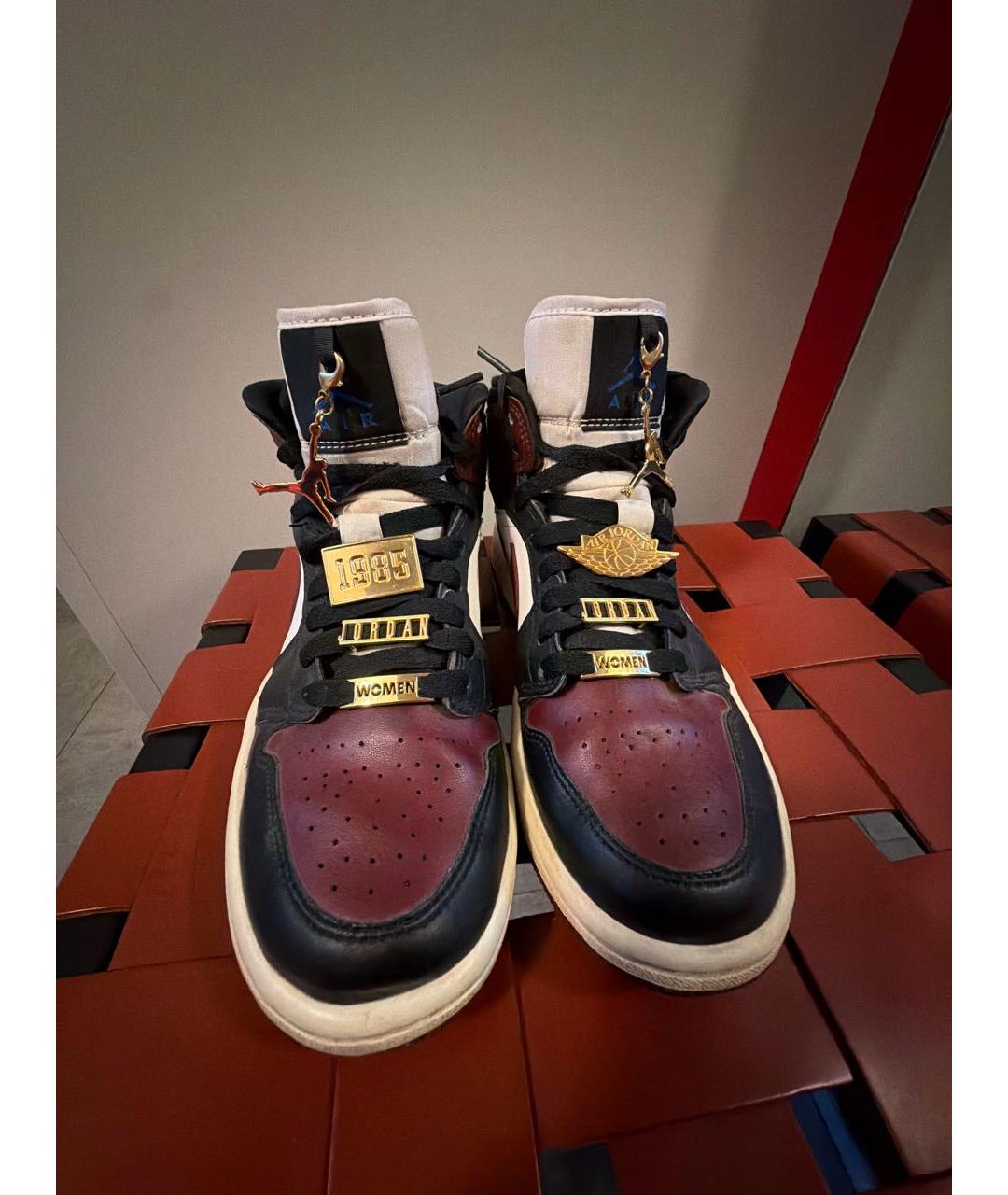 JORDAN Мульти кожаные кеды, фото 2