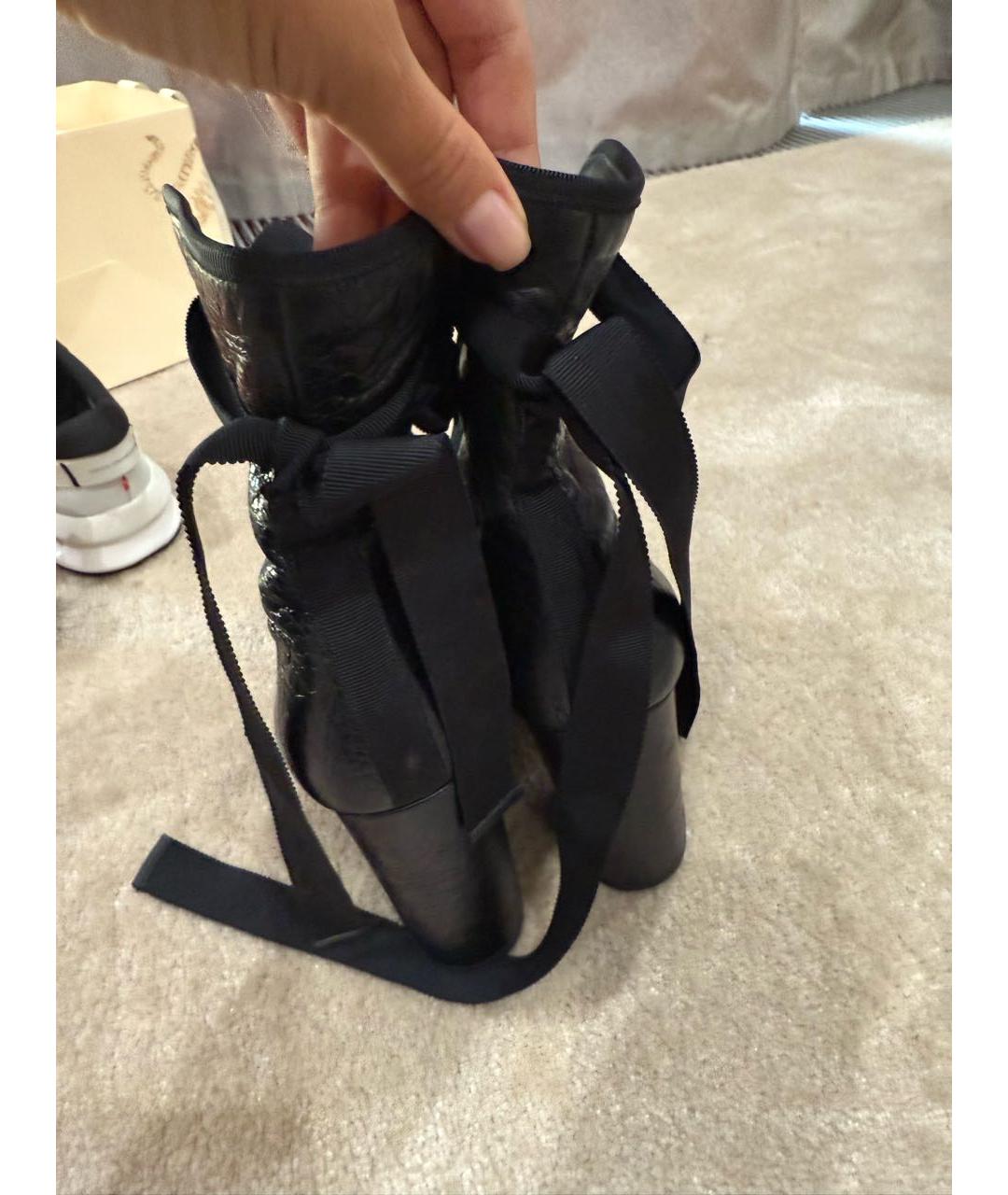 VALENTINO Черные кожаные туфли, фото 5