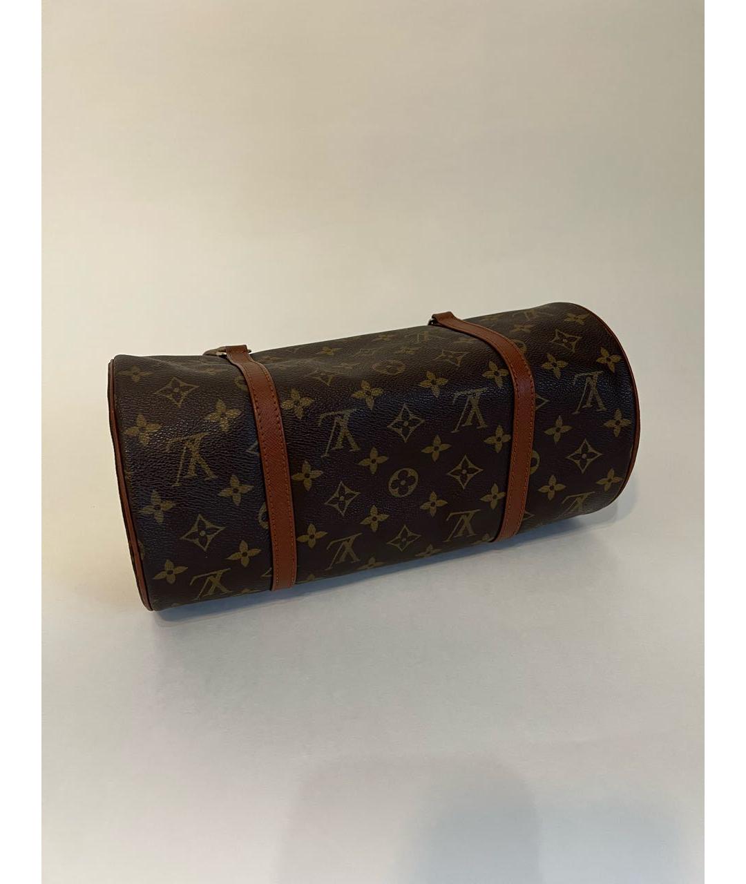 LOUIS VUITTON Коричневая сумка с короткими ручками, фото 8