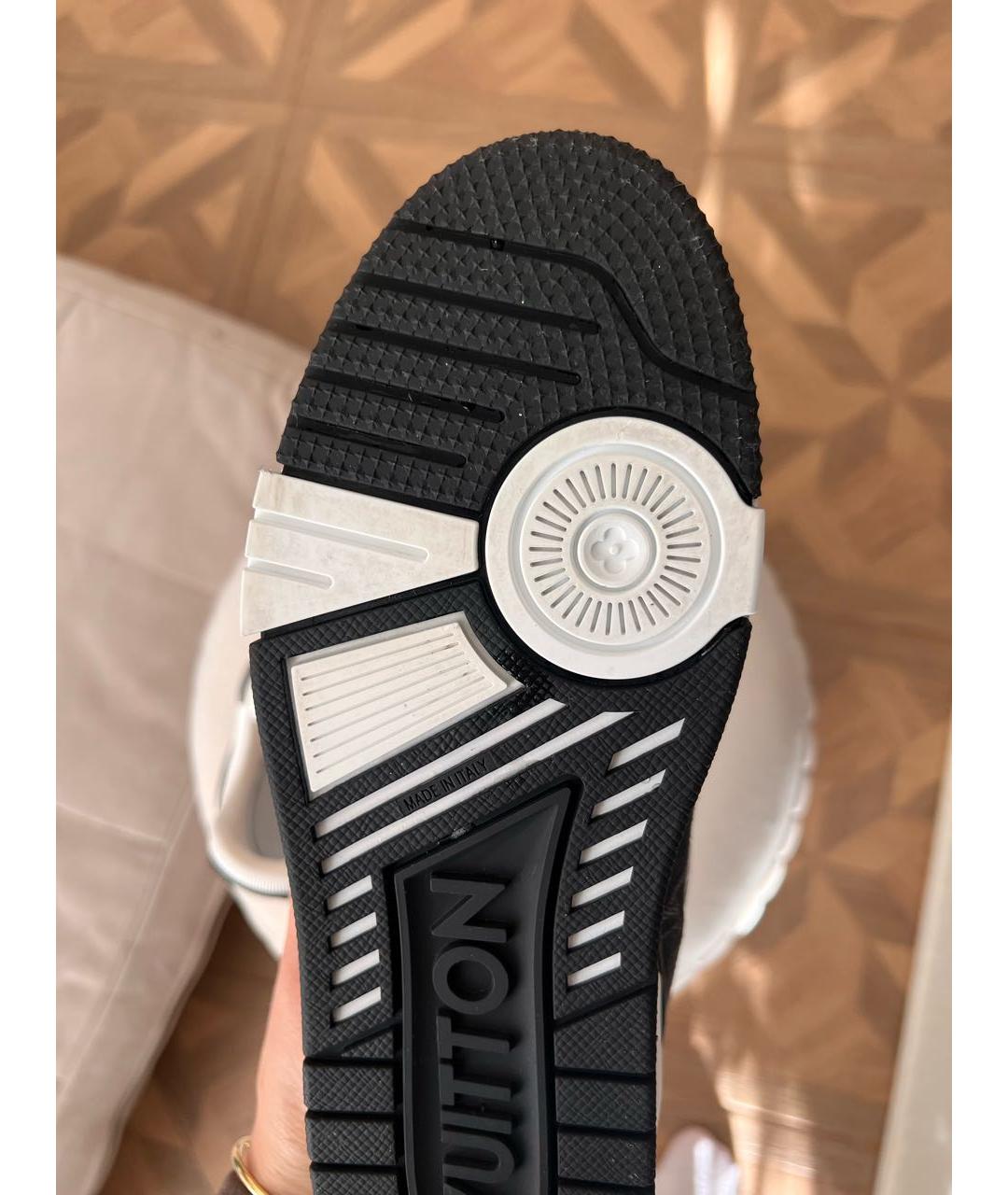 LOUIS VUITTON Мульти кожаные кеды, фото 6