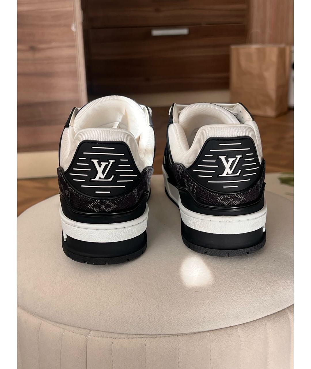 LOUIS VUITTON Мульти кожаные кеды, фото 4