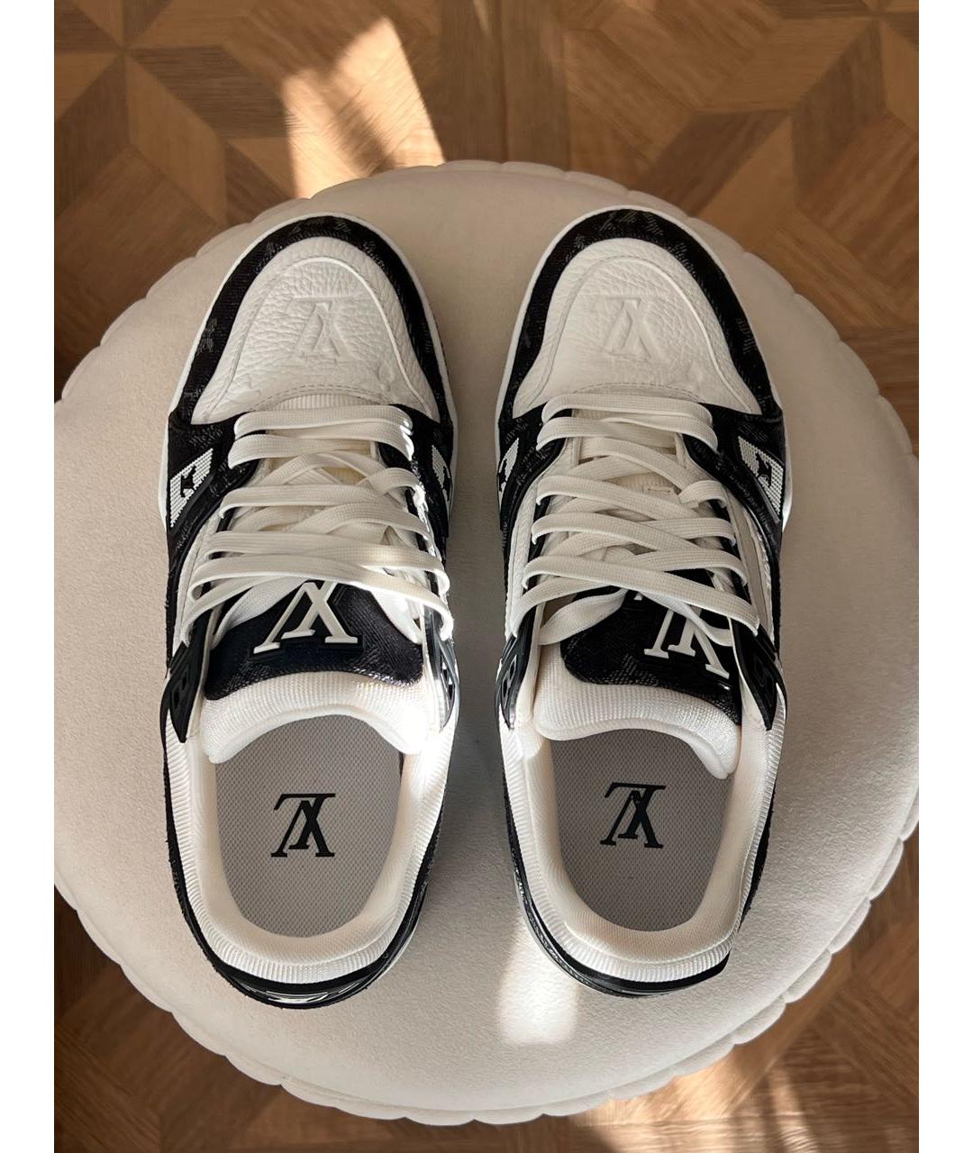 LOUIS VUITTON Мульти кожаные кеды, фото 3