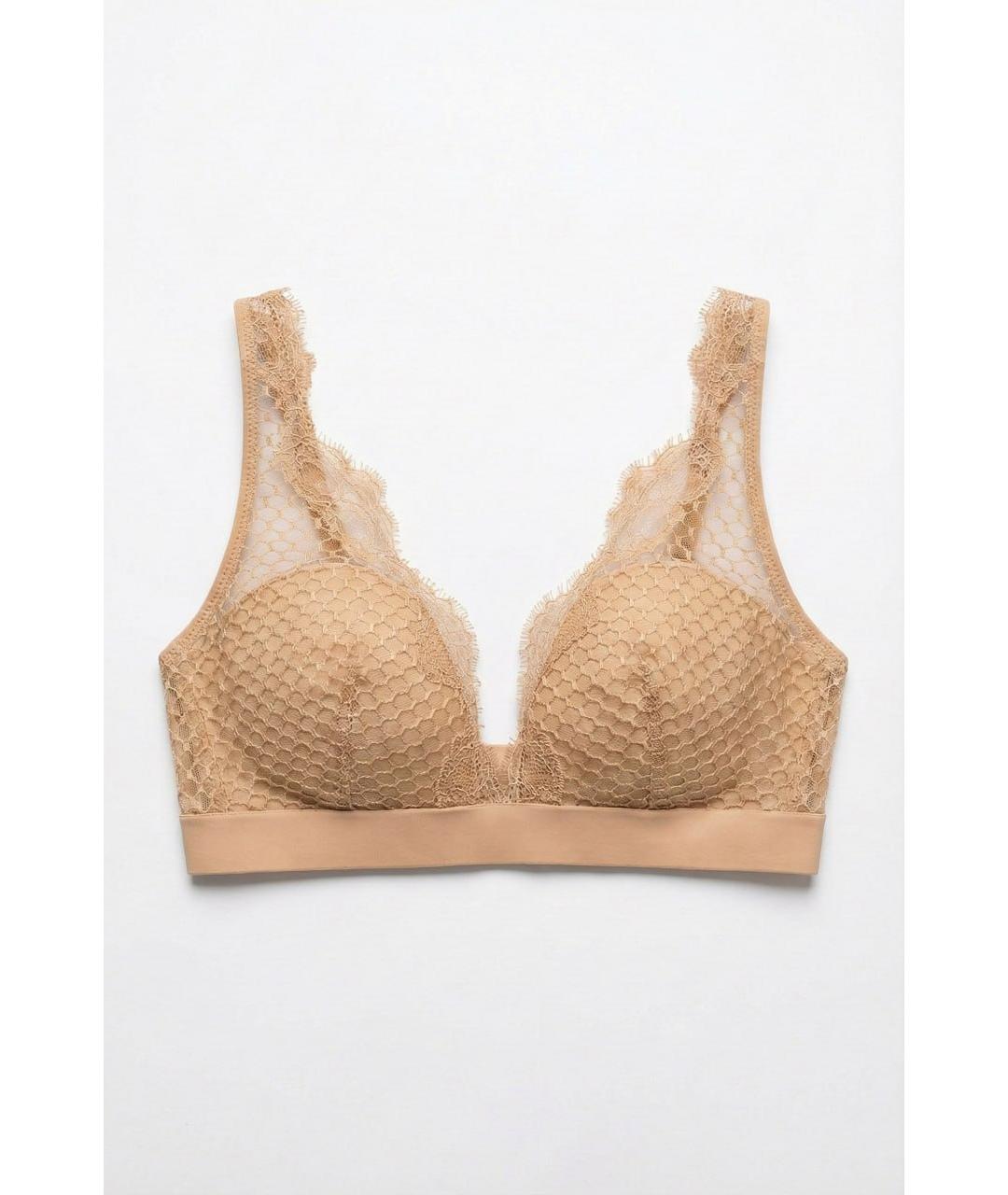 LA PERLA Бежевый бюстгалтеры, фото 6
