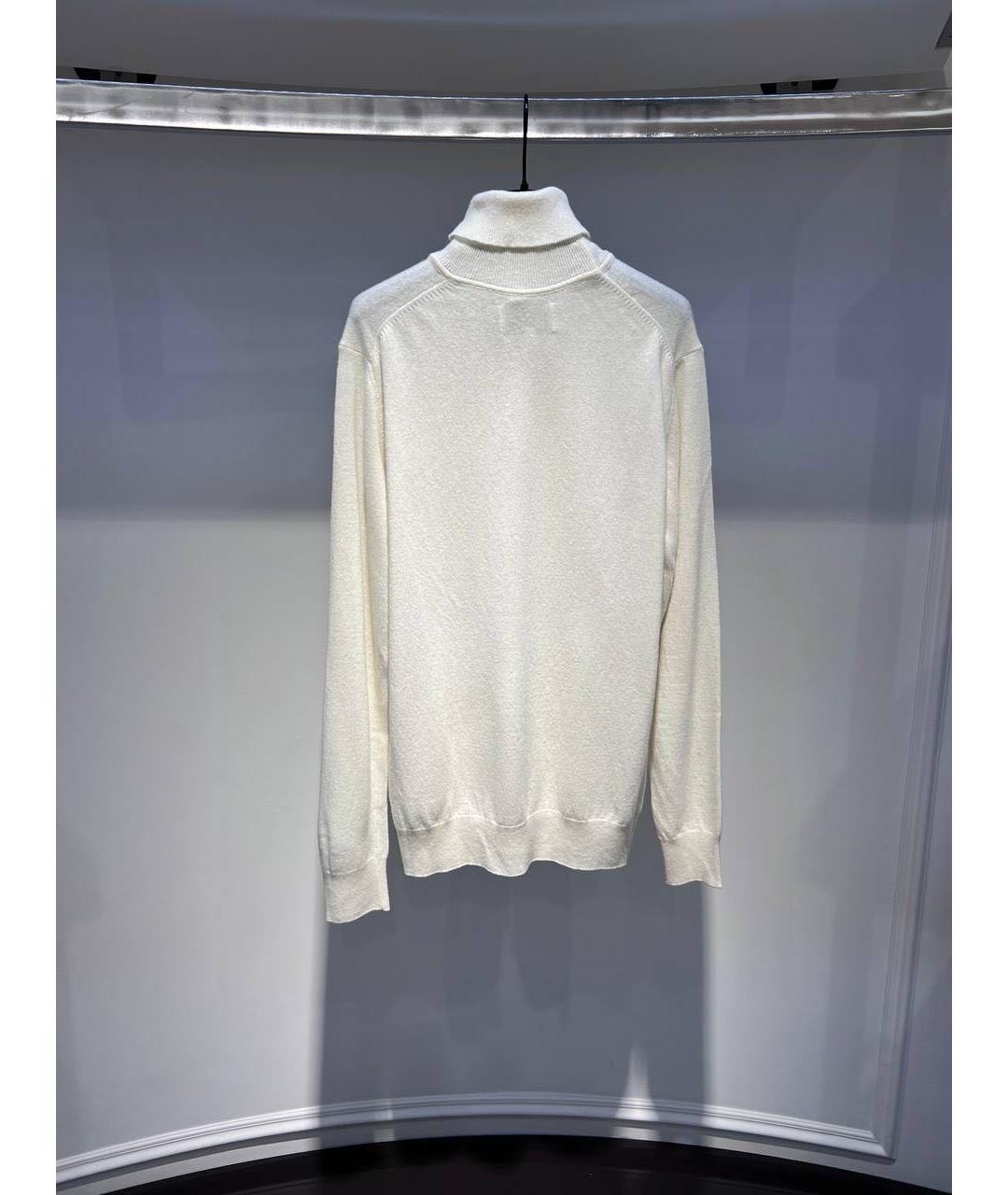 MC2 SAINT BARTH Белая шерстяная водолазка, фото 2