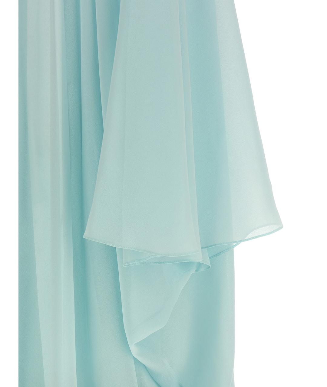 TOM FORD Голубое шелковое вечернее платье, фото 3