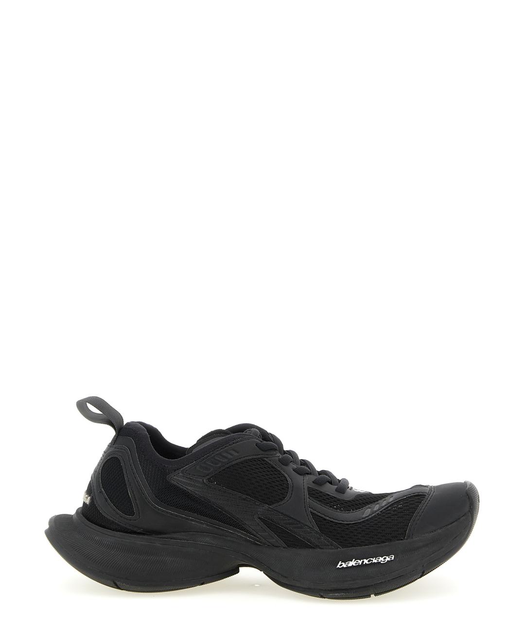 BALENCIAGA Черные синтетические кроссовки, фото 1