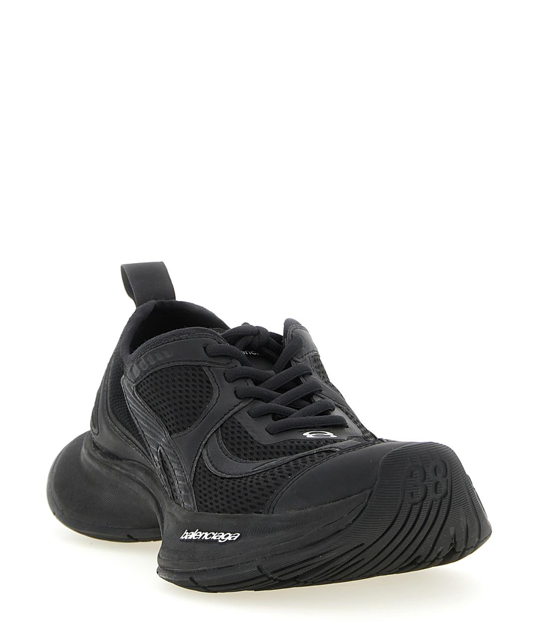 BALENCIAGA Черные синтетические кроссовки, фото 2