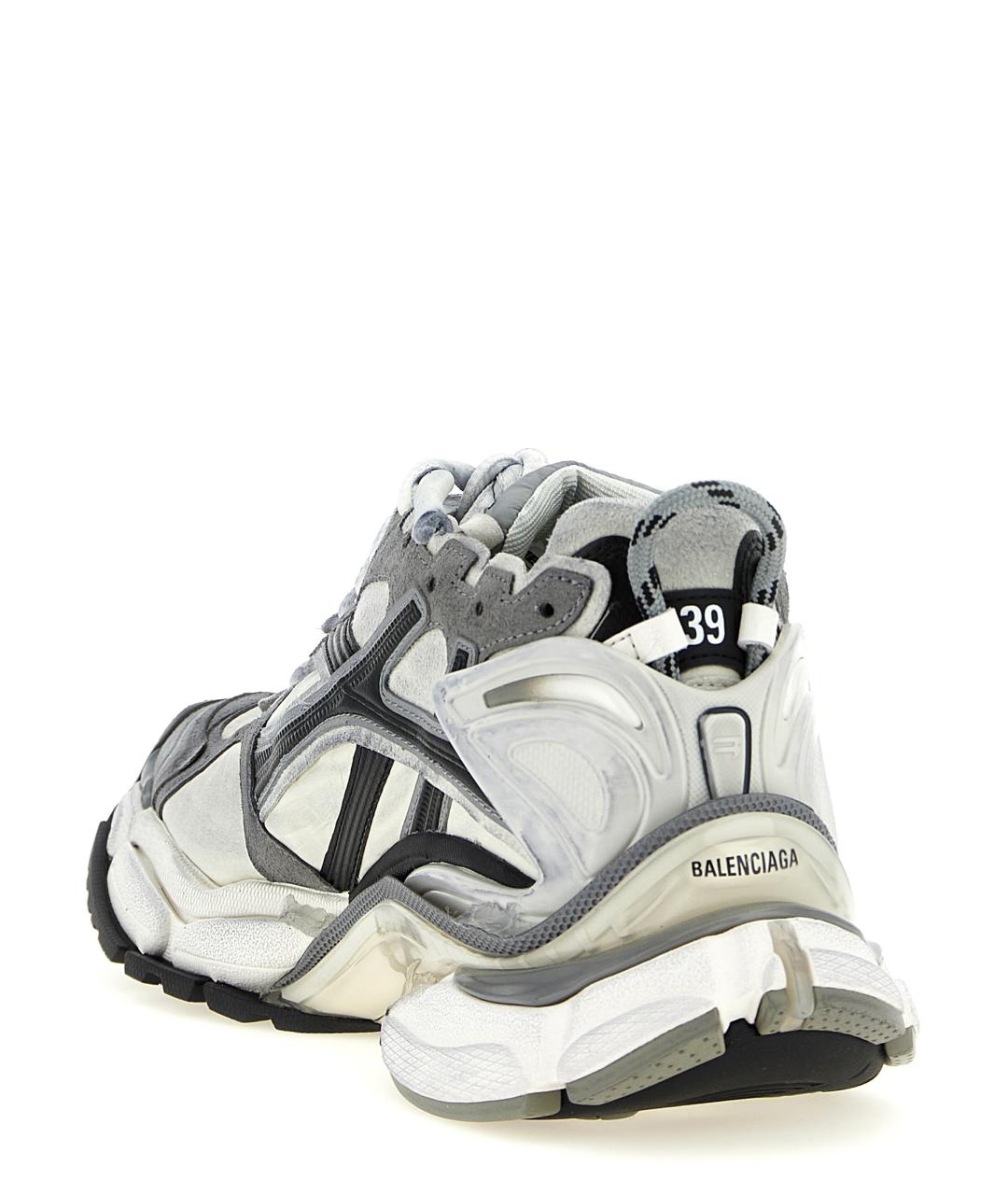 BALENCIAGA Серые кроссовки, фото 3