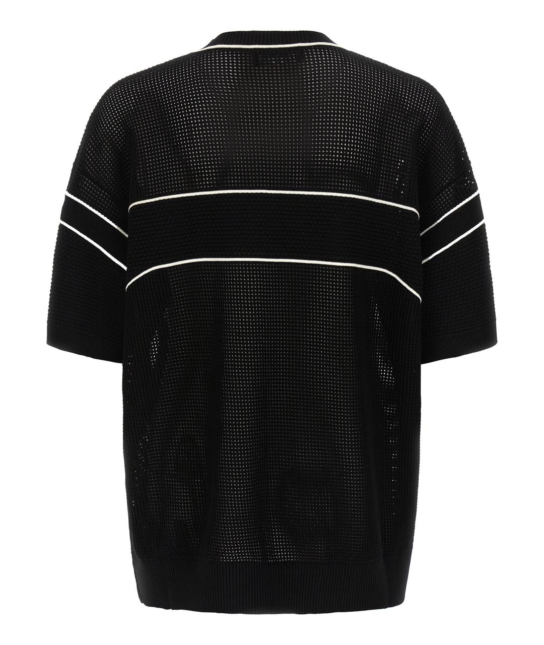 AMIRI Черная вискозная футболка, фото 2