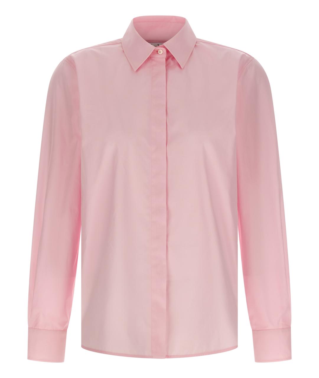 MAX MARA Розовая хлопковая блузы, фото 1