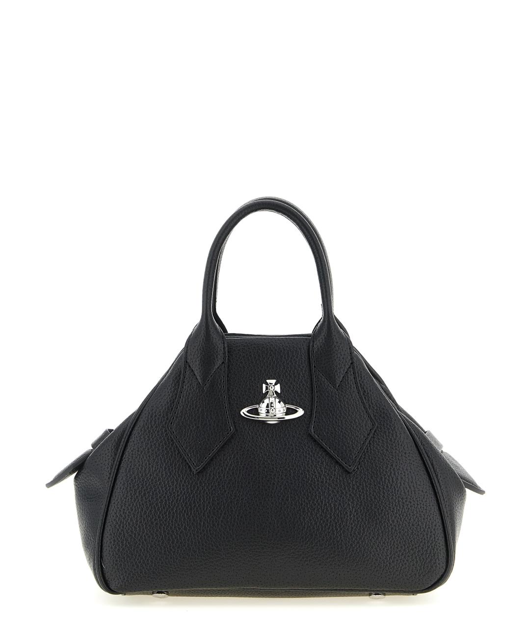 VIVIENNE WESTWOOD Черная сумка тоут из искусственной кожи, фото 1