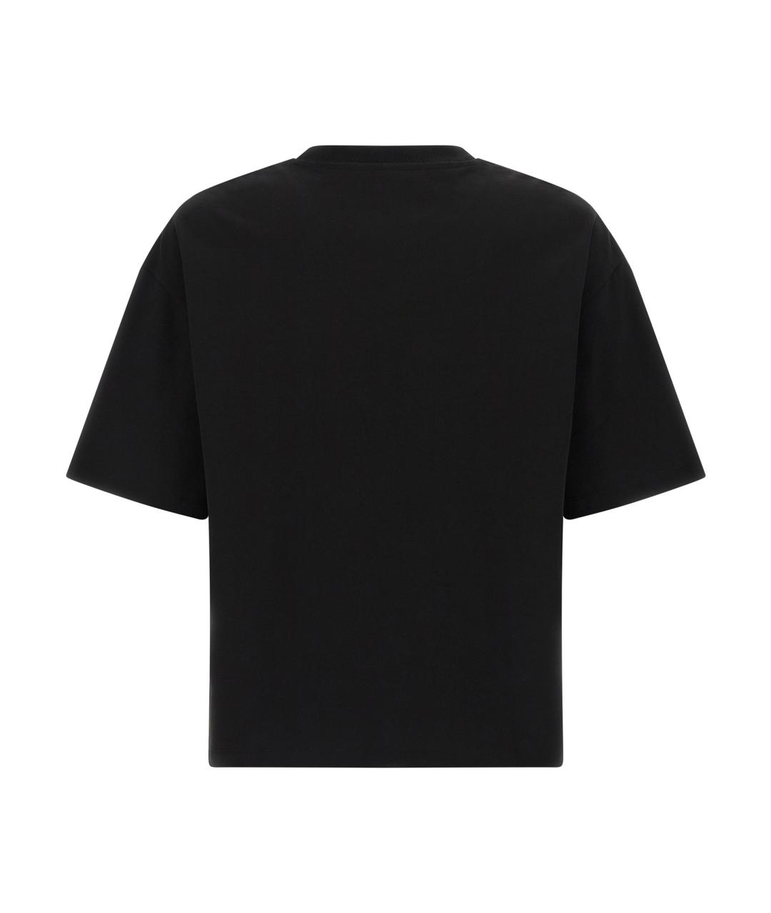 AMIRI Черная хлопковая футболка, фото 2