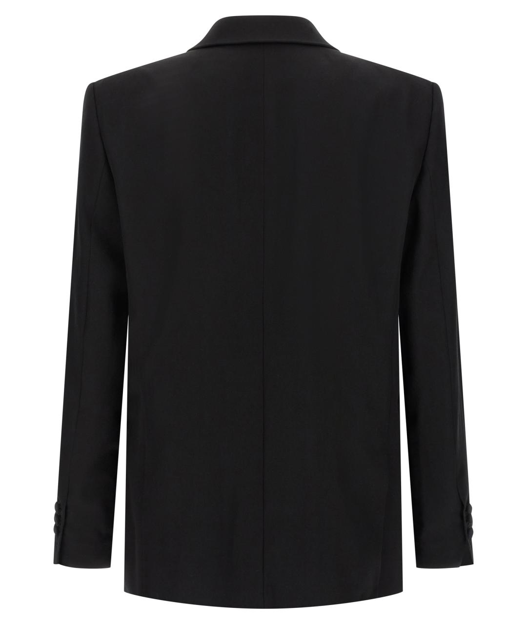 BALMAIN Черный шерстяной пиджак, фото 2