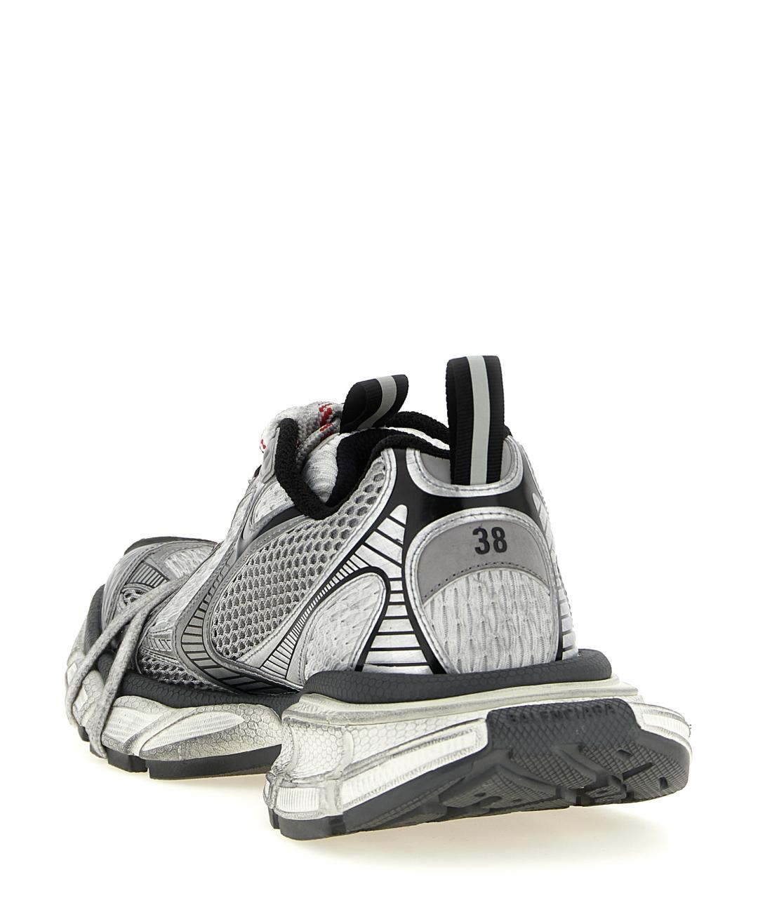 BALENCIAGA Серые кроссовки, фото 3