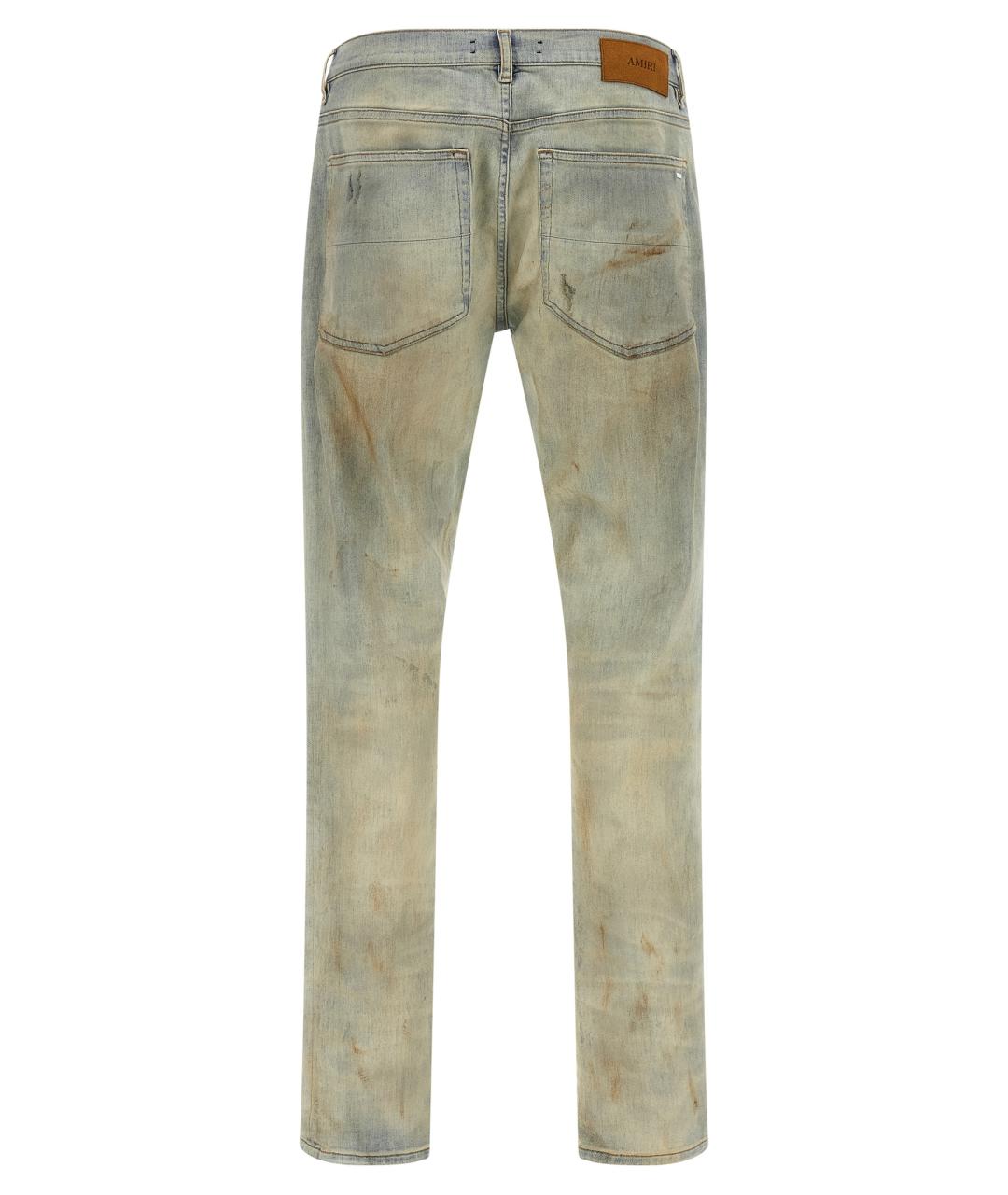 AMIRI Мульти хлопковые джинсы скинни, фото 2