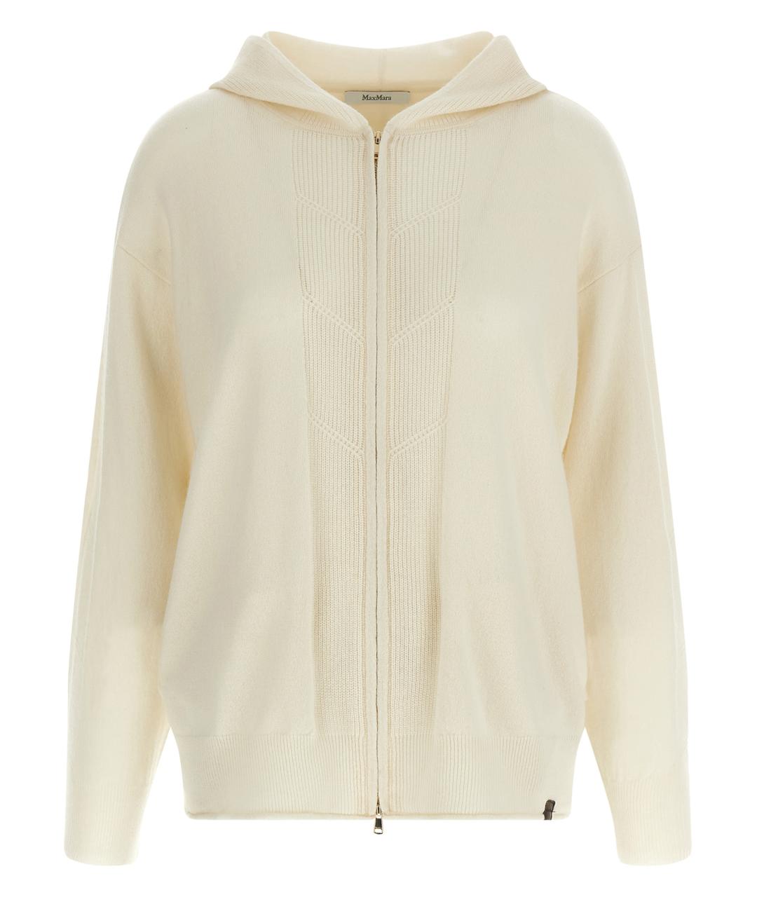 MAX MARA Бежевый кашемировый кардиган, фото 1