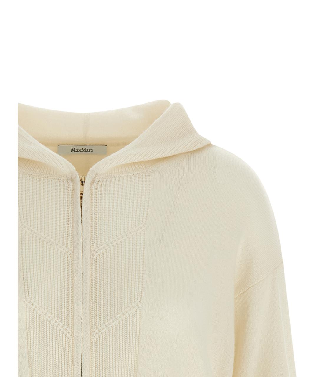 MAX MARA Бежевый кашемировый кардиган, фото 3