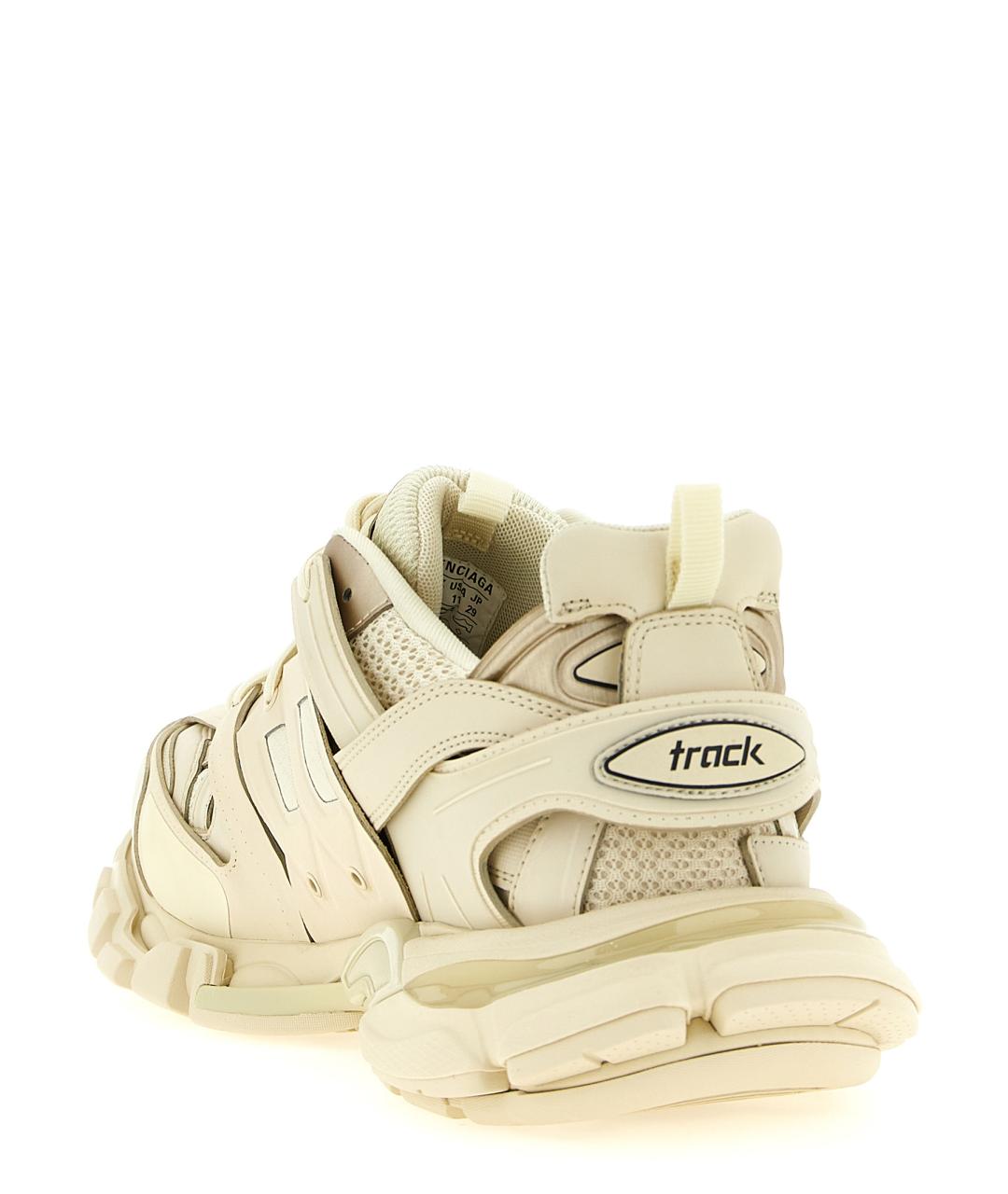 BALENCIAGA Бежевые низкие кроссовки / кеды, фото 3