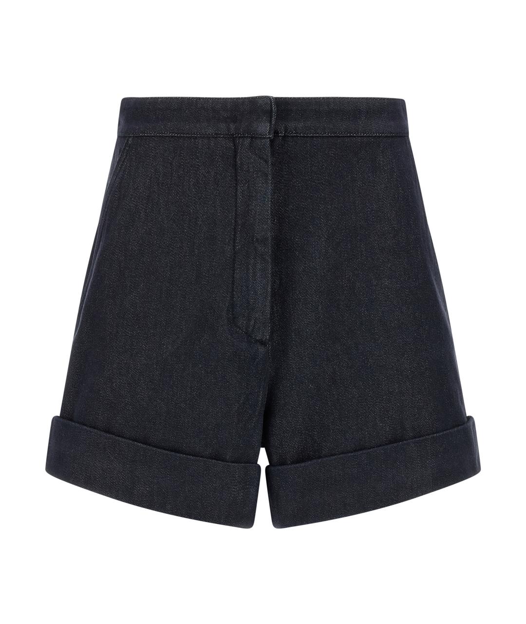 MAX MARA Синие хлопковые шорты, фото 1