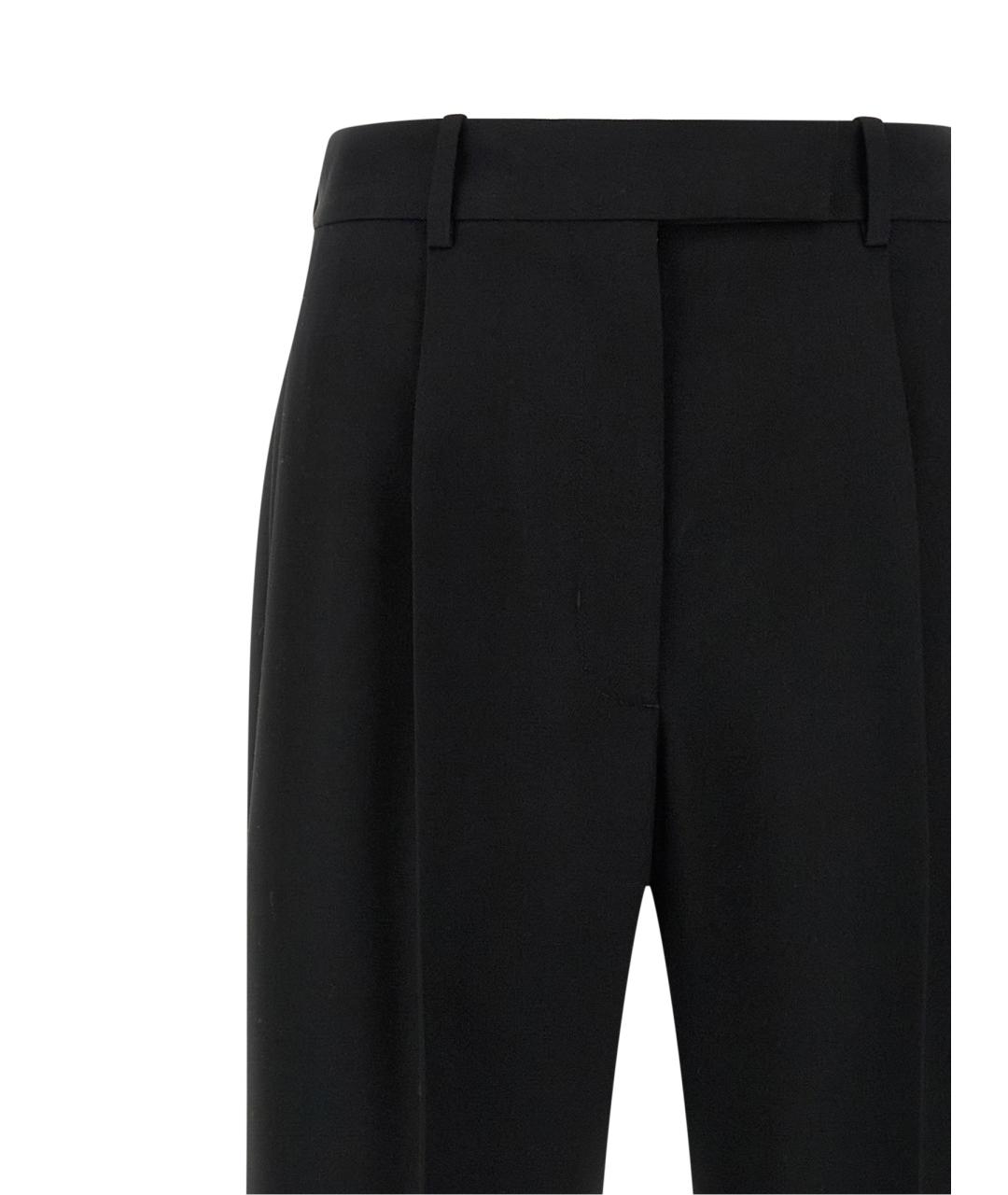 TOM FORD Черные шерстяные прямые брюки, фото 3