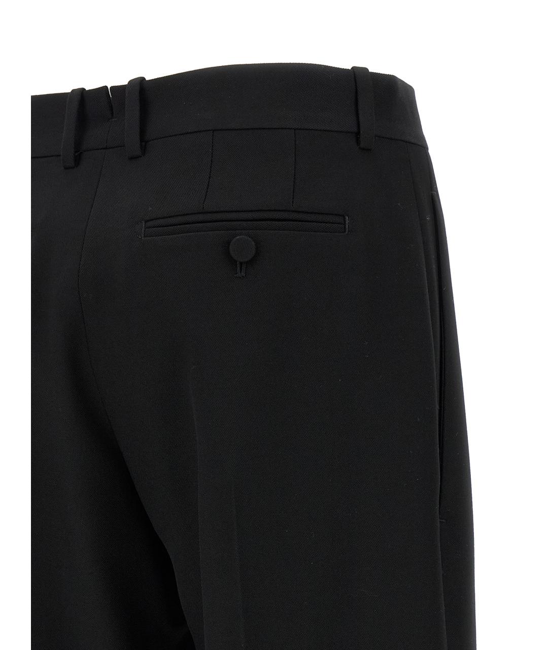 TOM FORD Черные шерстяные прямые брюки, фото 4